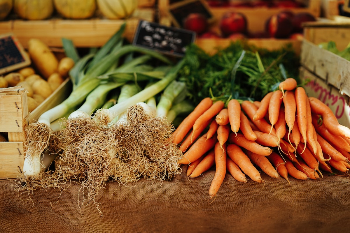 Carottes et poireaux fraîchement récoltés (photo d'illustration)